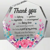Thank You Blessing Acrylic Plaque